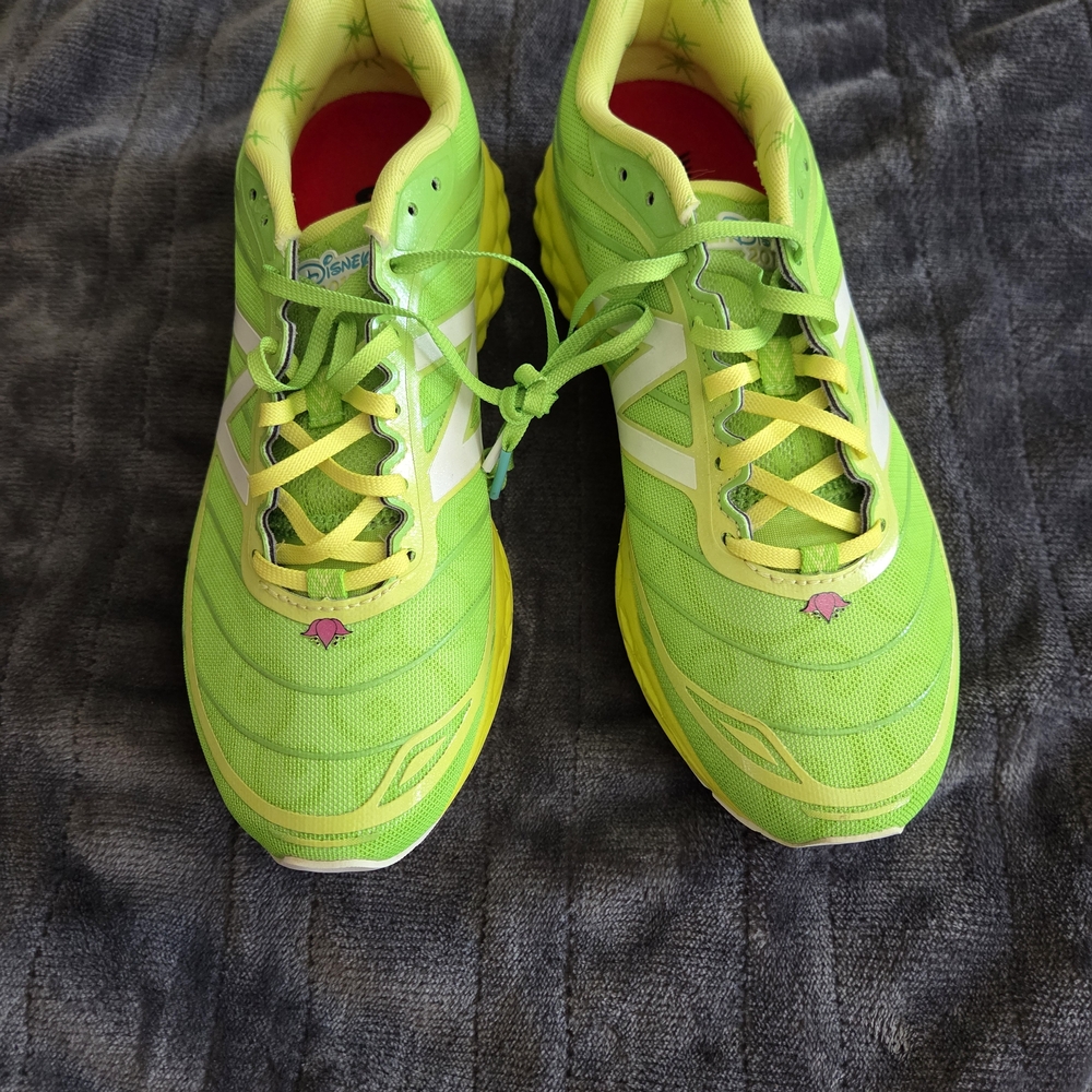 Womens Run Disney Tinkerbell  Green Athletic Shoes